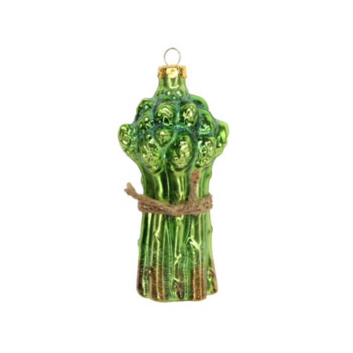 Gisela Graham Glass Asparagus Bunch Decoration